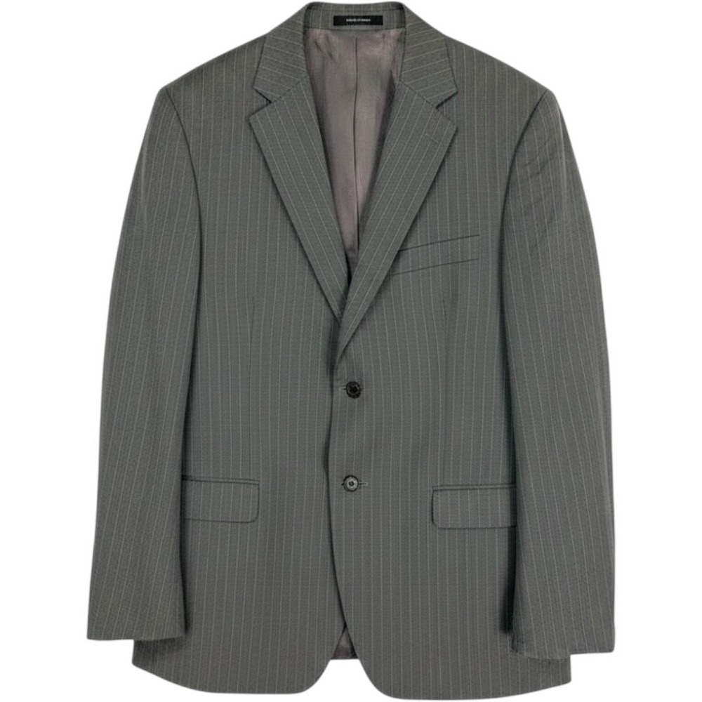 Lauren Ralph Lauren Blazer Mens‎ 42R Slim Fit Gray Wool Suit Jacket Classic
